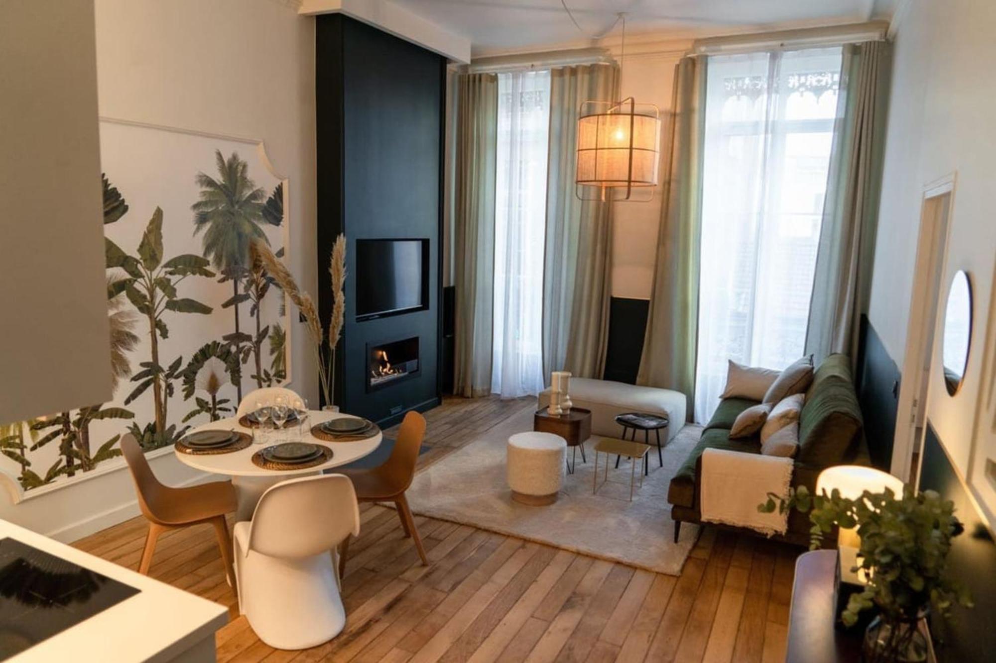 Beige Hospitalite - Coco - Hypercentre-2Chambres-Parking-Zen Saint-Etienne  Ngoại thất bức ảnh