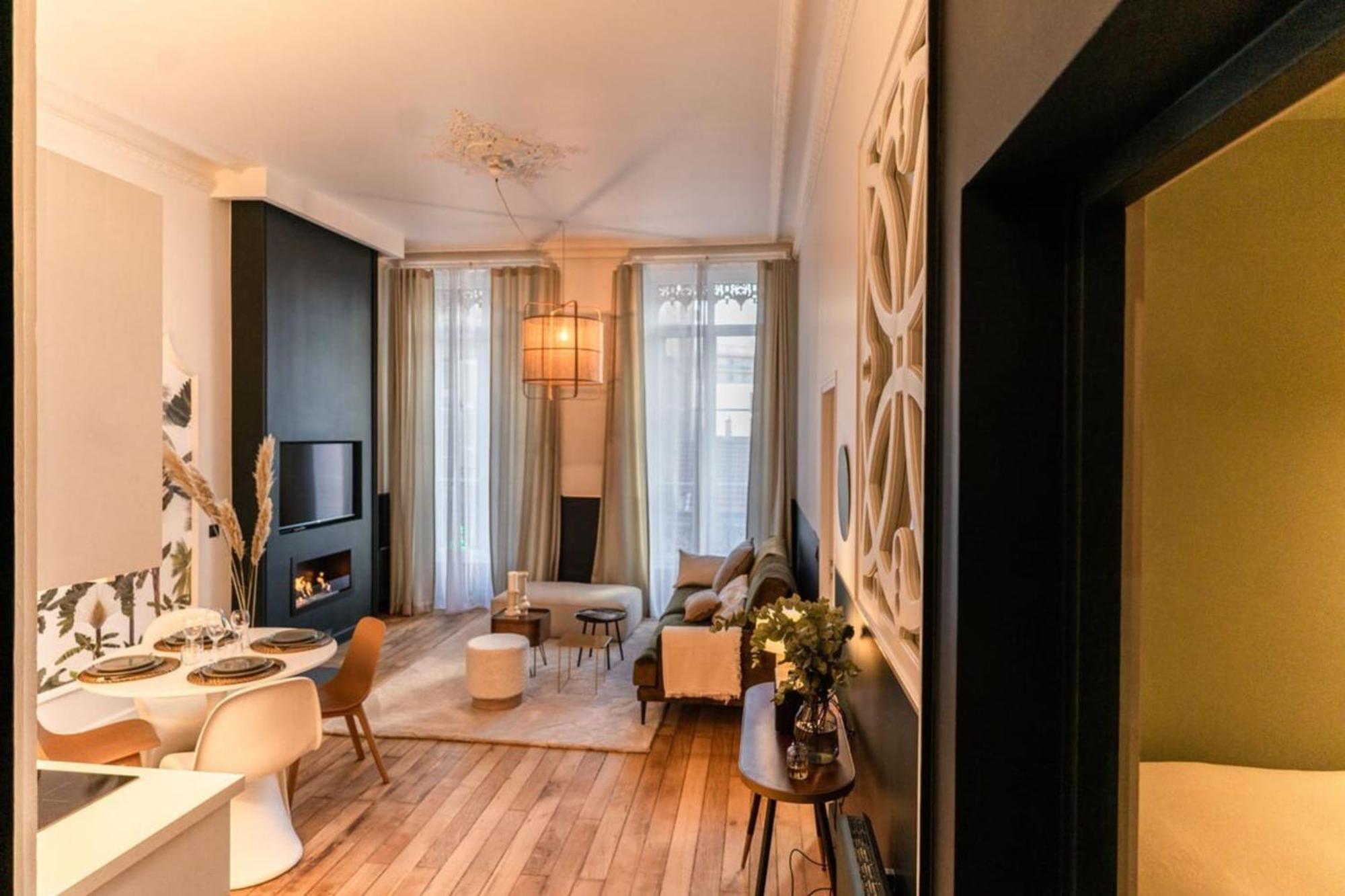 Beige Hospitalite - Coco - Hypercentre-2Chambres-Parking-Zen Saint-Etienne  Ngoại thất bức ảnh